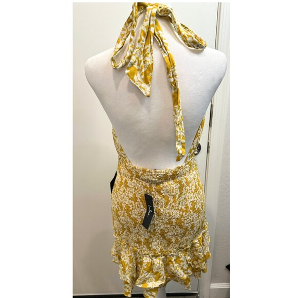 NWT Lulus floral halter mini dress - Picture 2 of 11